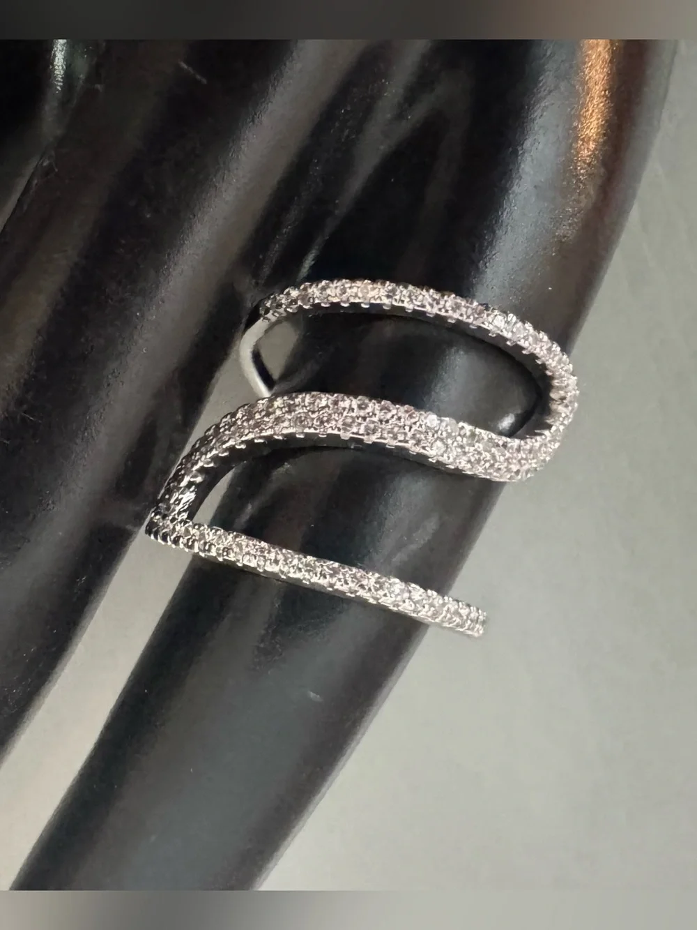 Crystal wrap ring